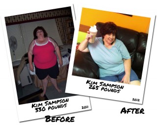 Kim Sampson - Before and After